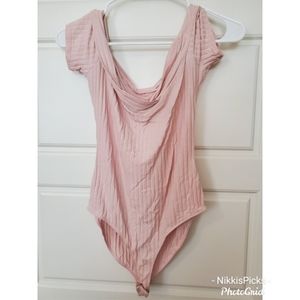 Women's pink bodysuit